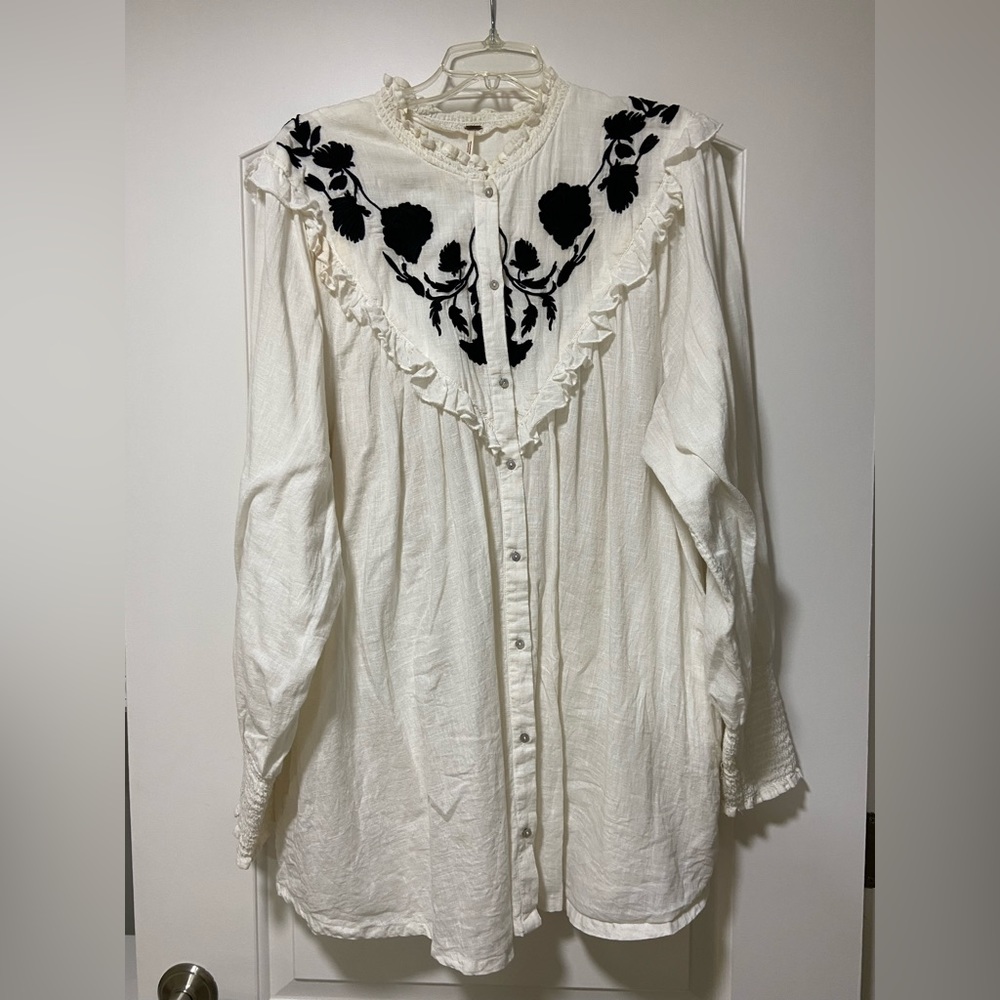 Free People Long sleeve Blouse
